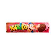 BISC NIKITO CHOCOLATE/MORANGO 120G