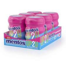 MENTOS GARRAFA  UP2U MINT FRUIT 6X1 