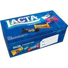 CAIXA DE BOMBOM LACTA 250GR