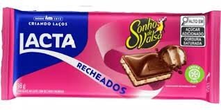 CHOCOLATE BARRA  SONHO DE VALSA RECHEADO 98G 