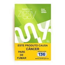 ESSÊNCIA  ZIGGY  DUAS MAÇÃ VERDE 50G 