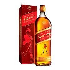  WHISKY JOHNNIE WALKER RED LABER 1 LITRO