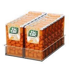 PASTILHA TIC TAC LARANJA  CAIXA 14 UNIDADE