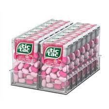 PASTILHA TIC TAC DUPLO MORANGO  CAIXA 14 UNIDADE