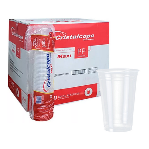 COPO DESCARTÁVEL CRISTALCOPO 200ML 