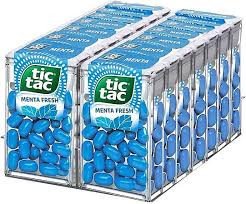 PASTILHA TIC TAC MENTOS FRESH CAIXA 14X1 