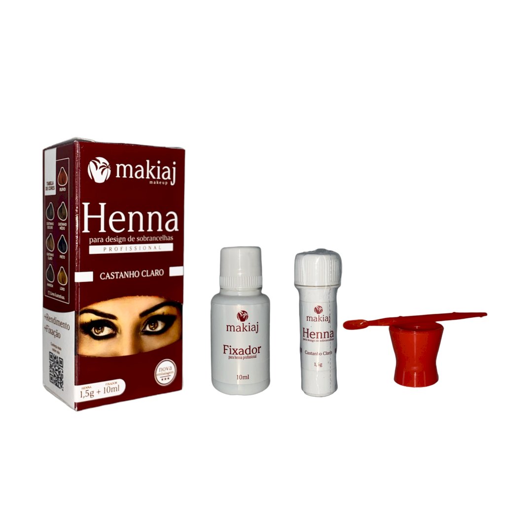Henna para sobrancelha - Makiaj