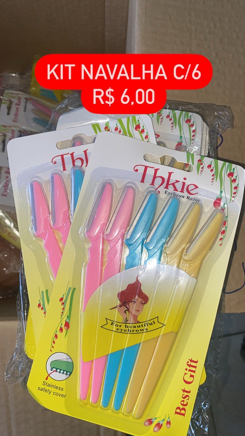 Kit com 6 navalhas 