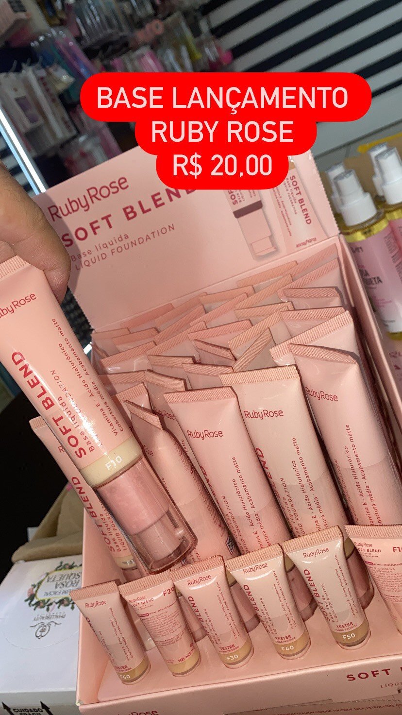 Base líquida Soft Blend Ruby Rose 