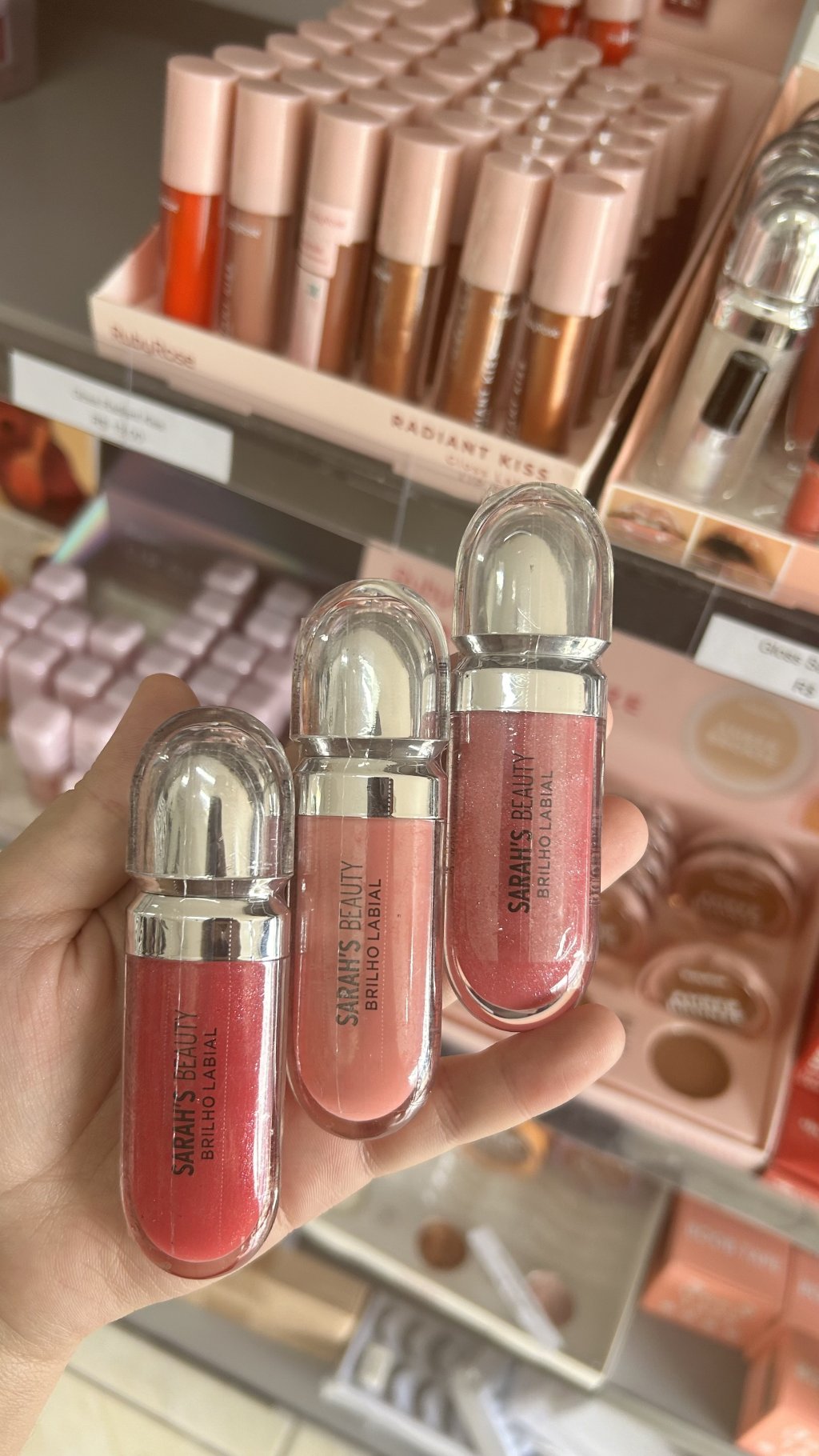 Box com 6 gloss Sarah Beauty