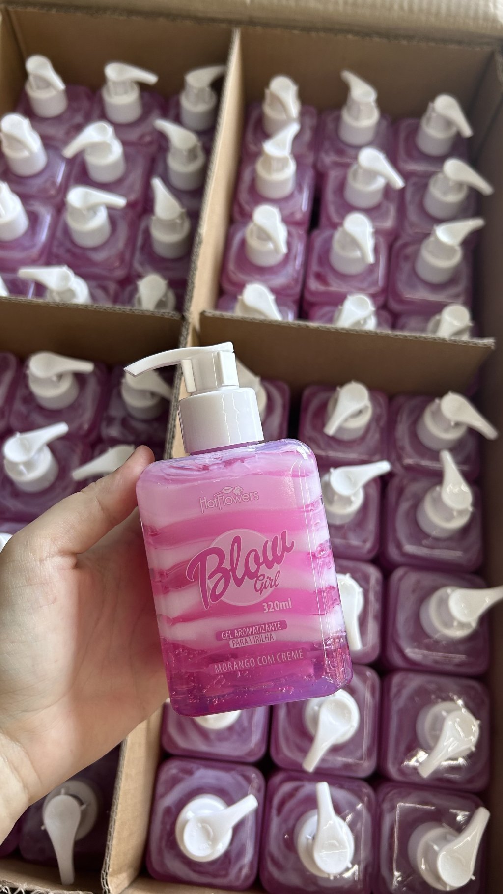 Gel de virilha Blow Girl - Hot Flowers