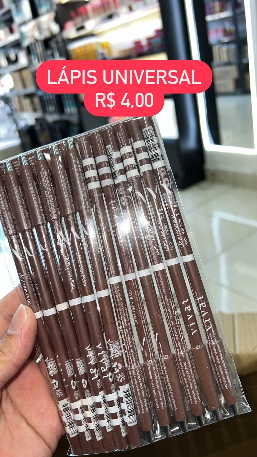 Lápis de sobrancelhas universal unidade Vivai
