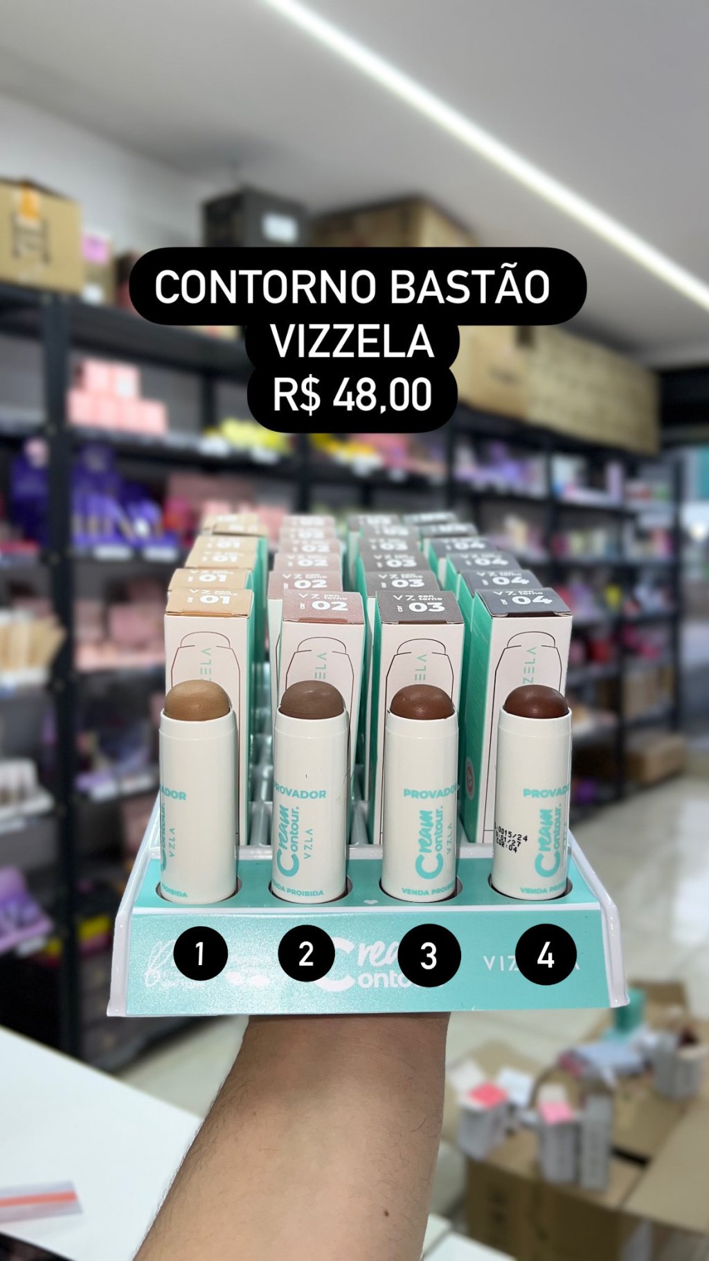 Contorno em bastão - Vizzela