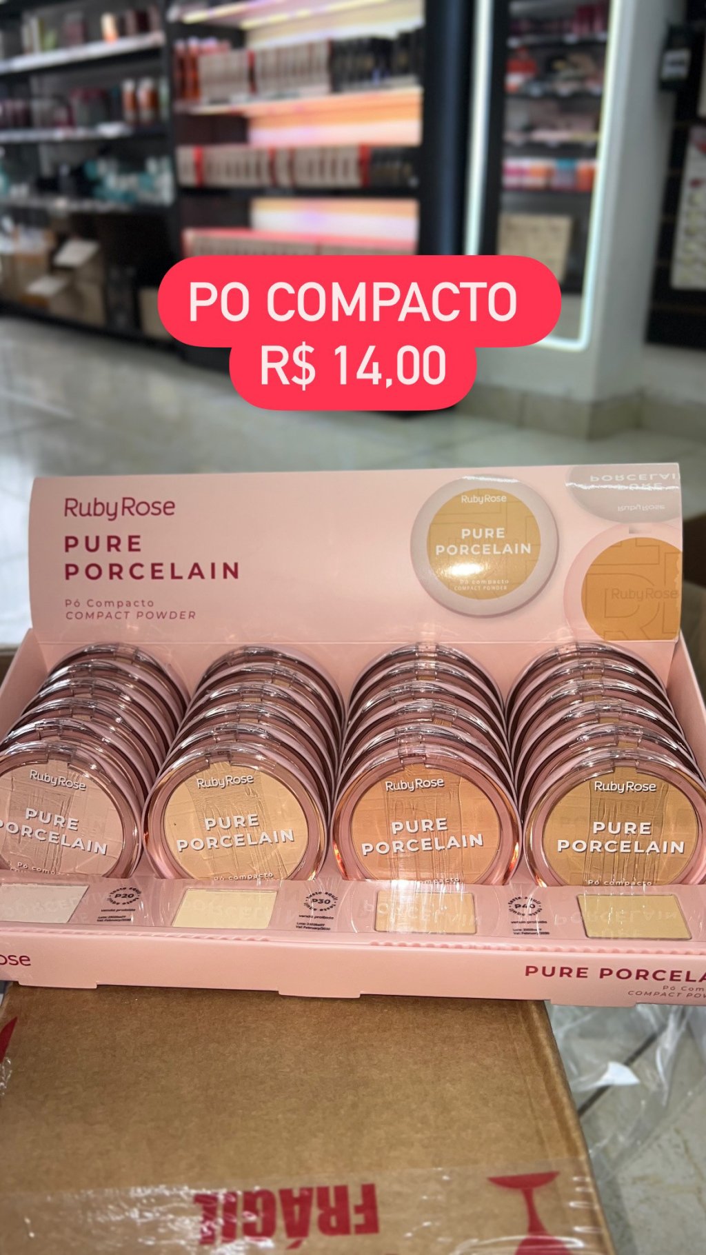 Pó compacto Pure Porcelain- Ruby Rose