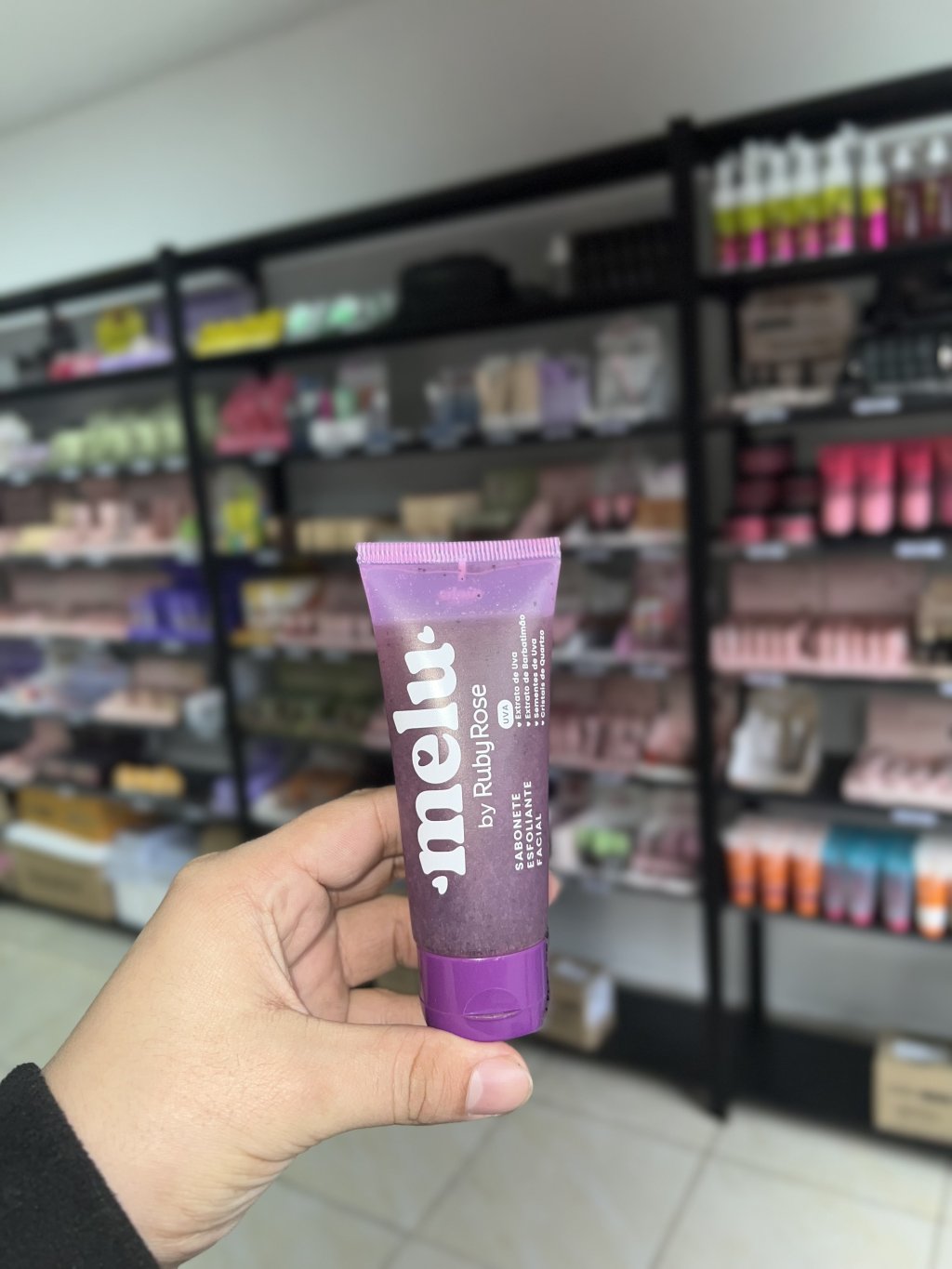 Esfoliante Facial Uva Melu