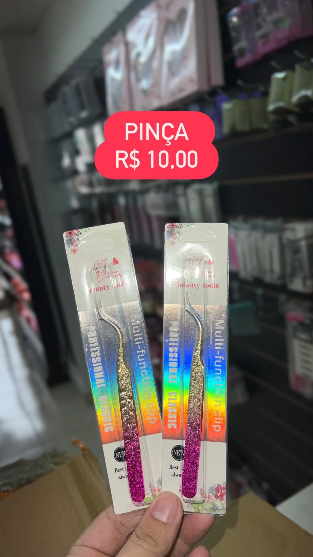 Pinça para extensão 