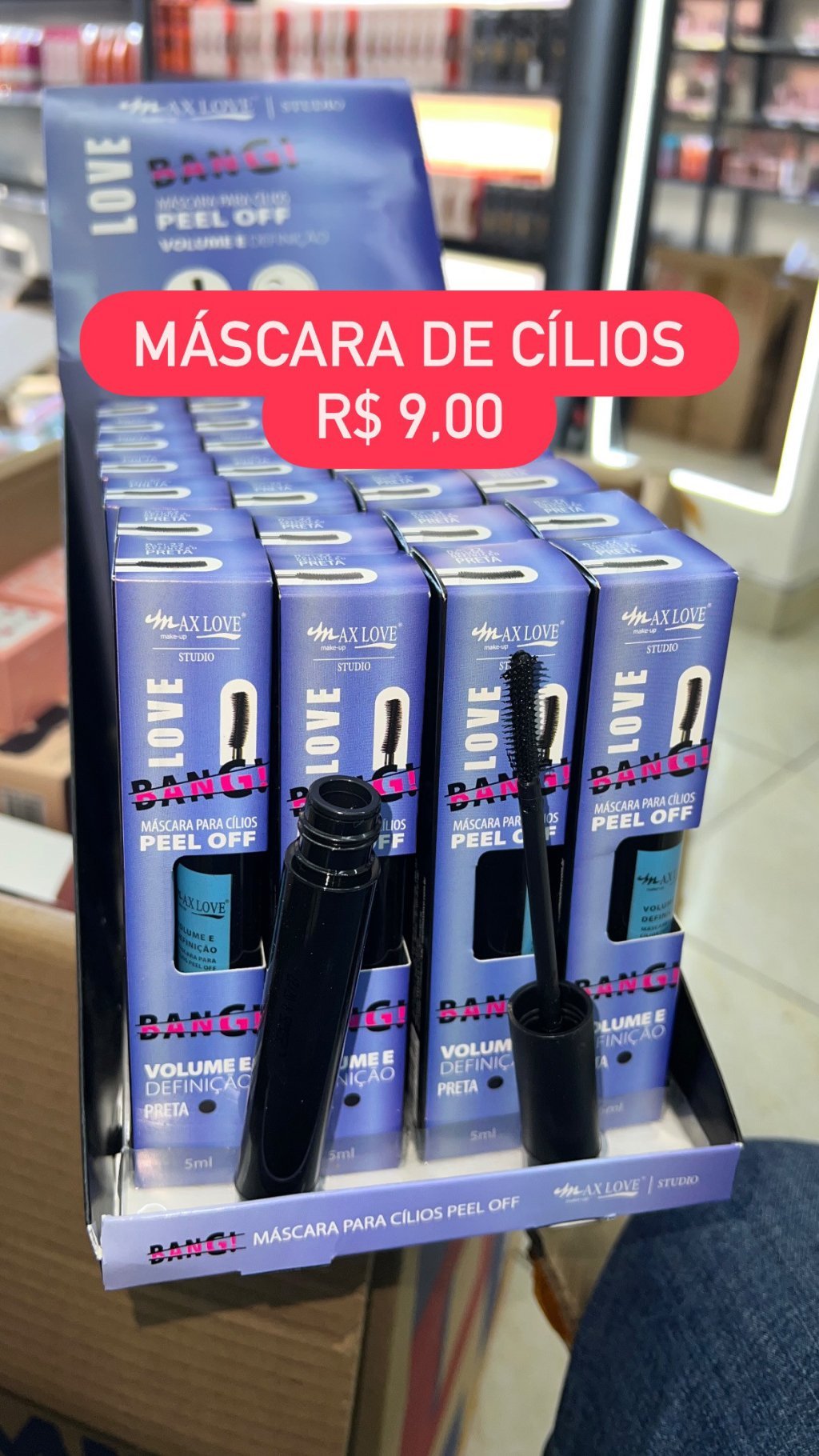 Máscara para cílios Max Love 
