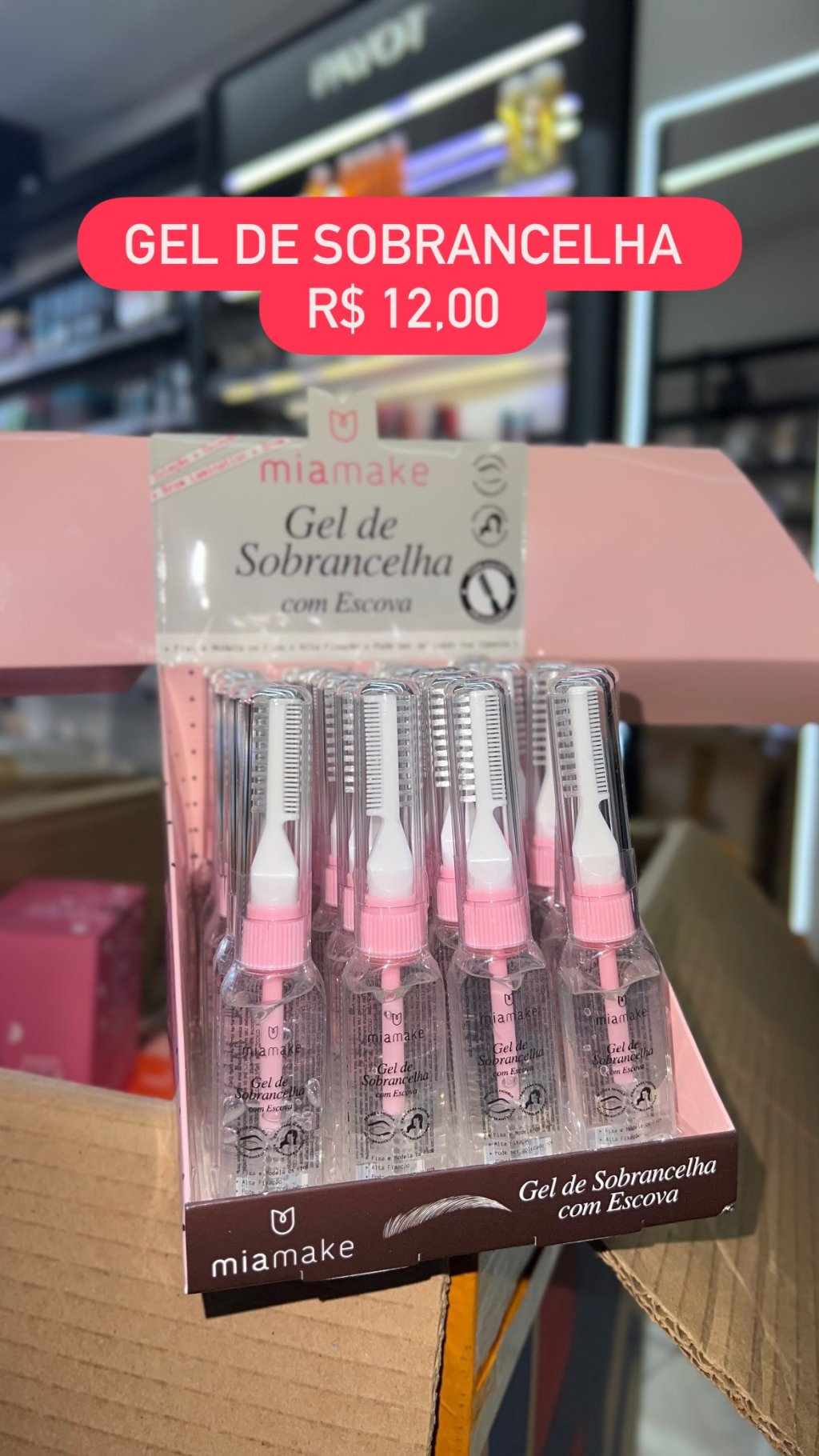 Gel de sobrancelhas Mia Make 