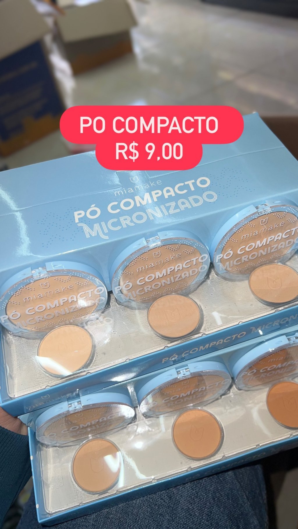 Pó compacto Mia Make 
