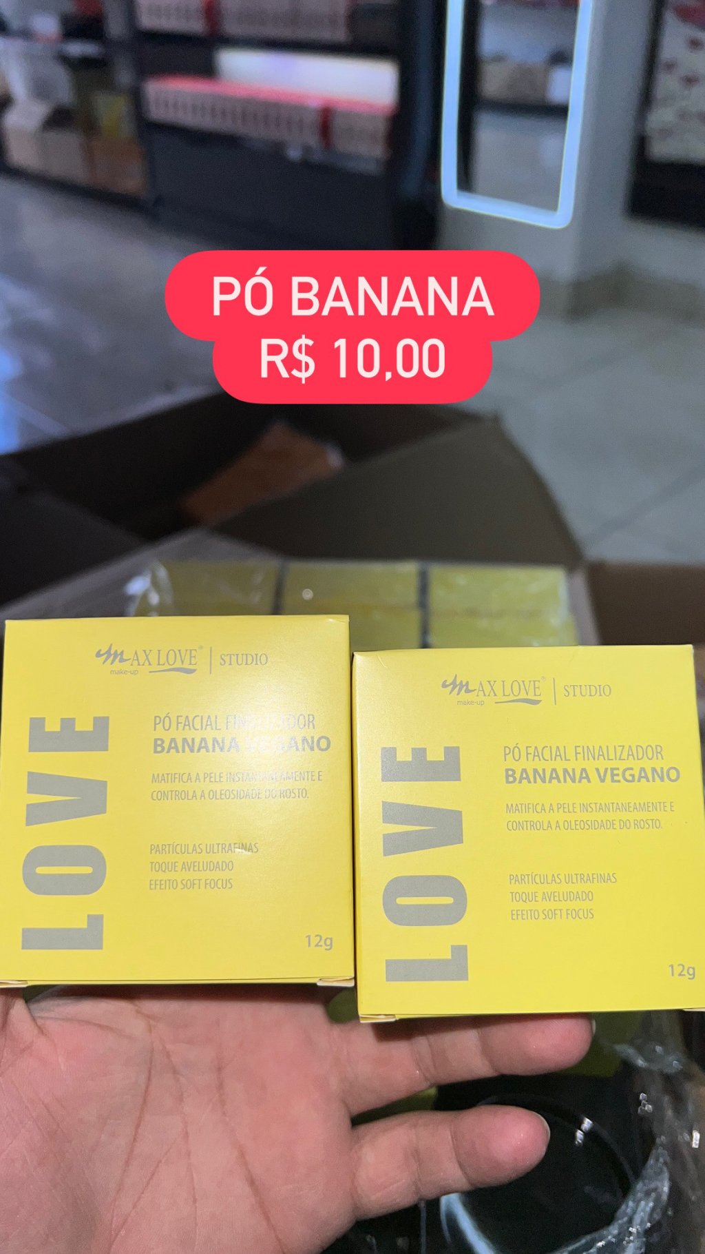 Pó banana Max Love 