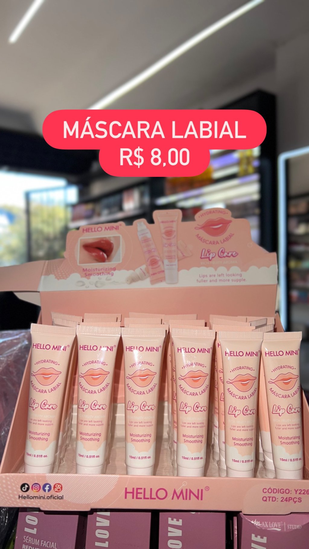 Máscara labial Hello Mini