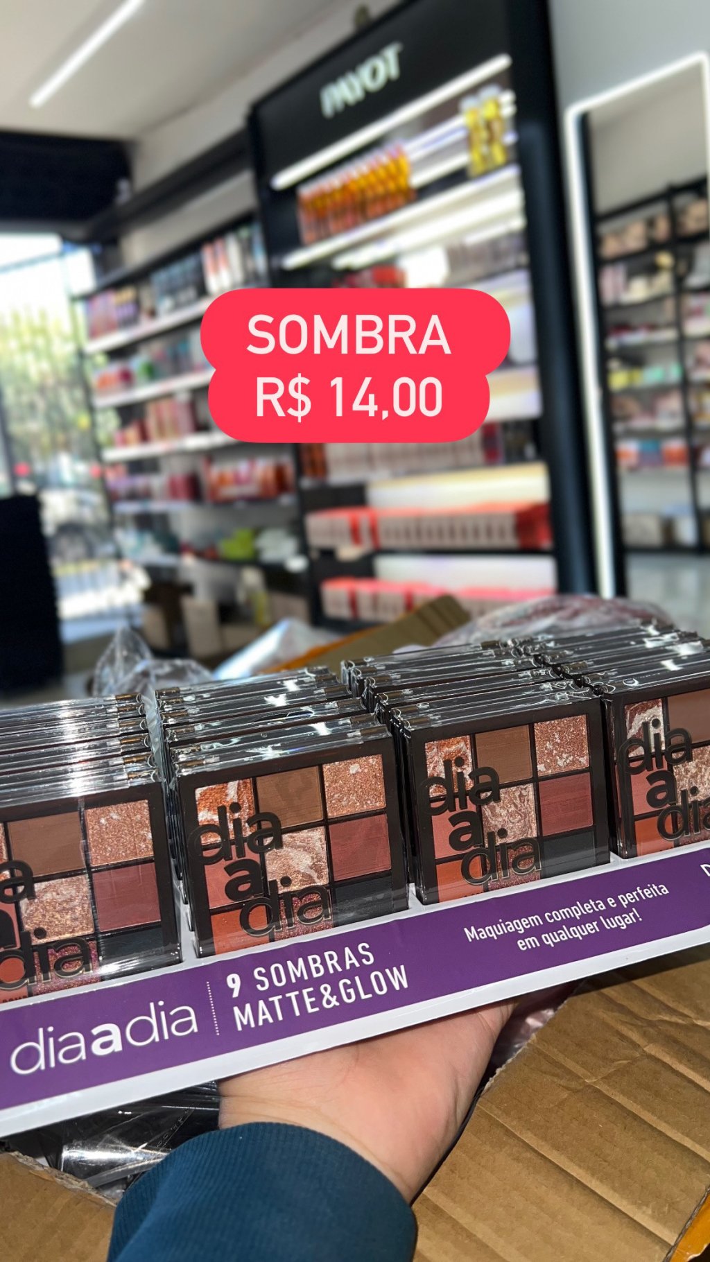 Paleta de sombras Dia a dia Mahav 