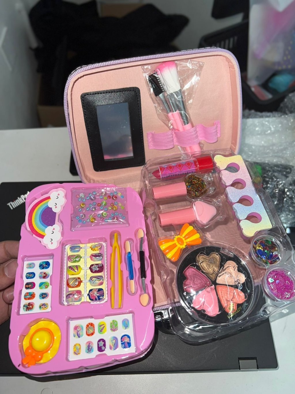 Maleta de maquiagem infantil 