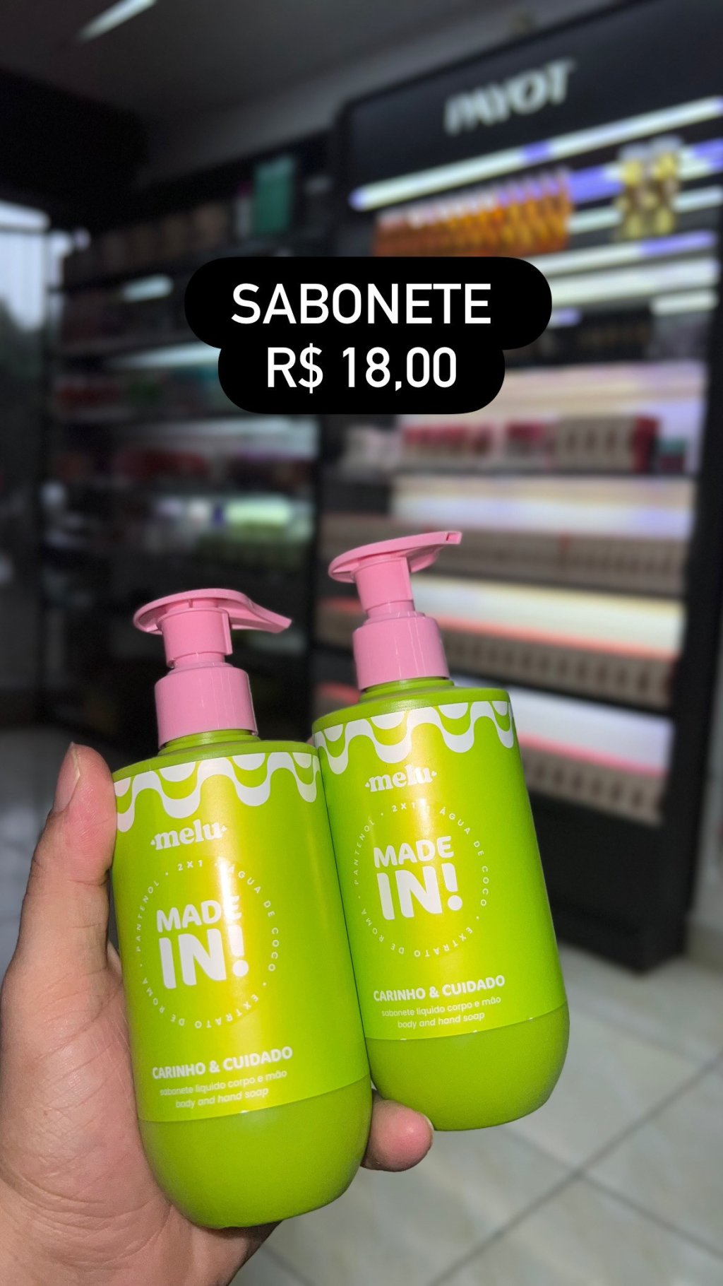 Sabonete líquido Made In Melu