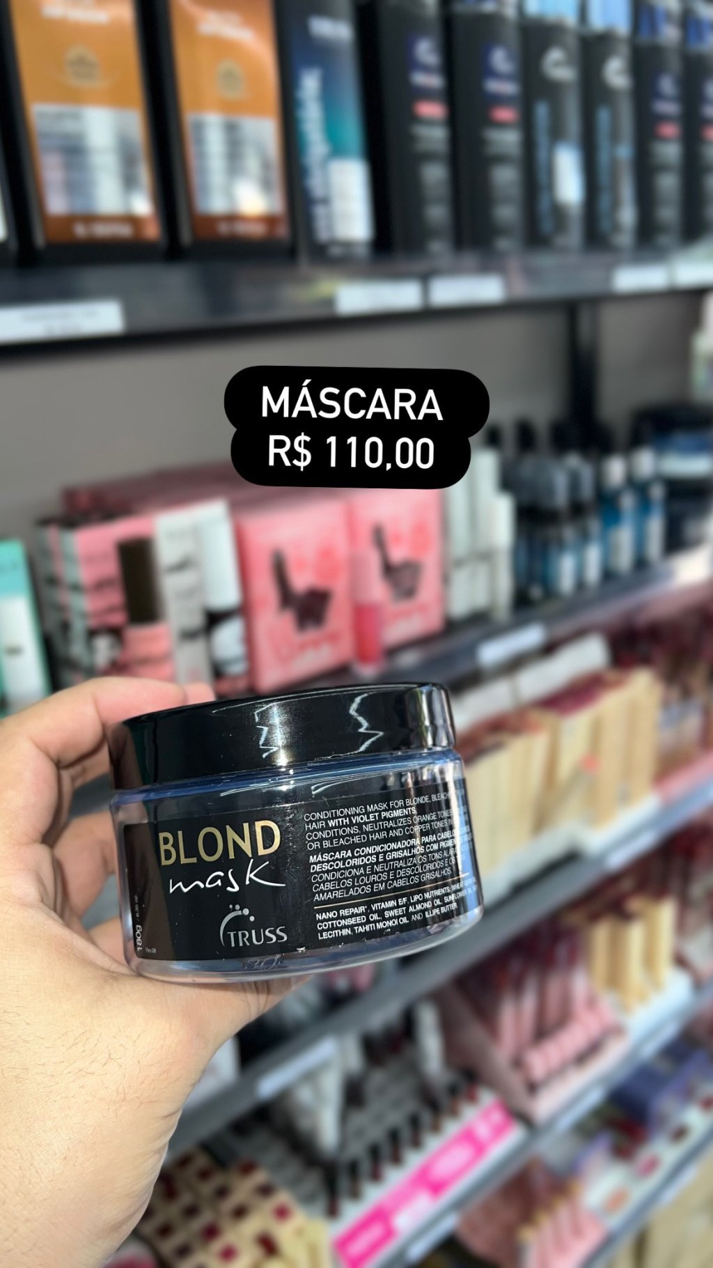 Máscara blond Truss