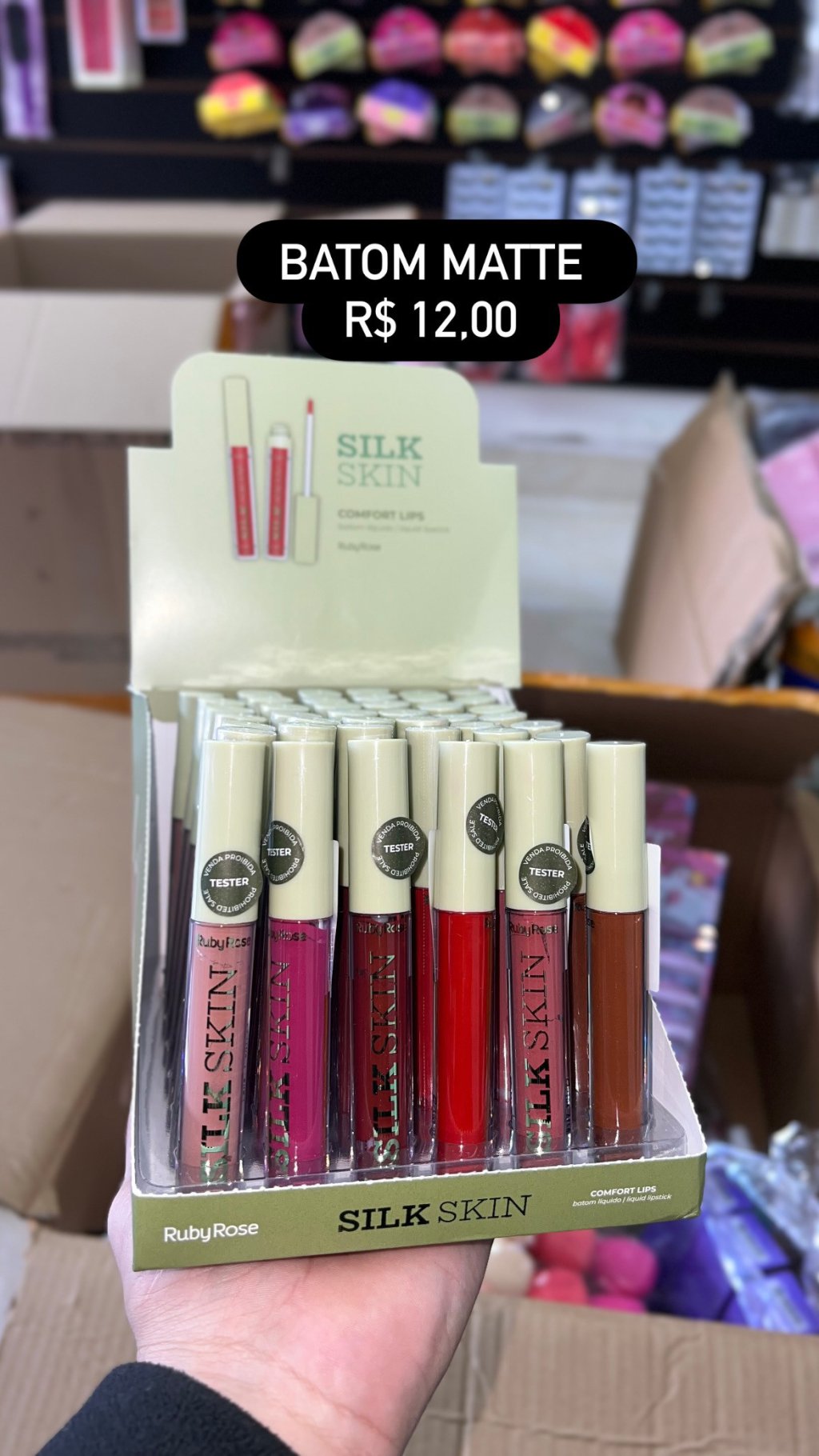 Batom Matte Silk Skin 