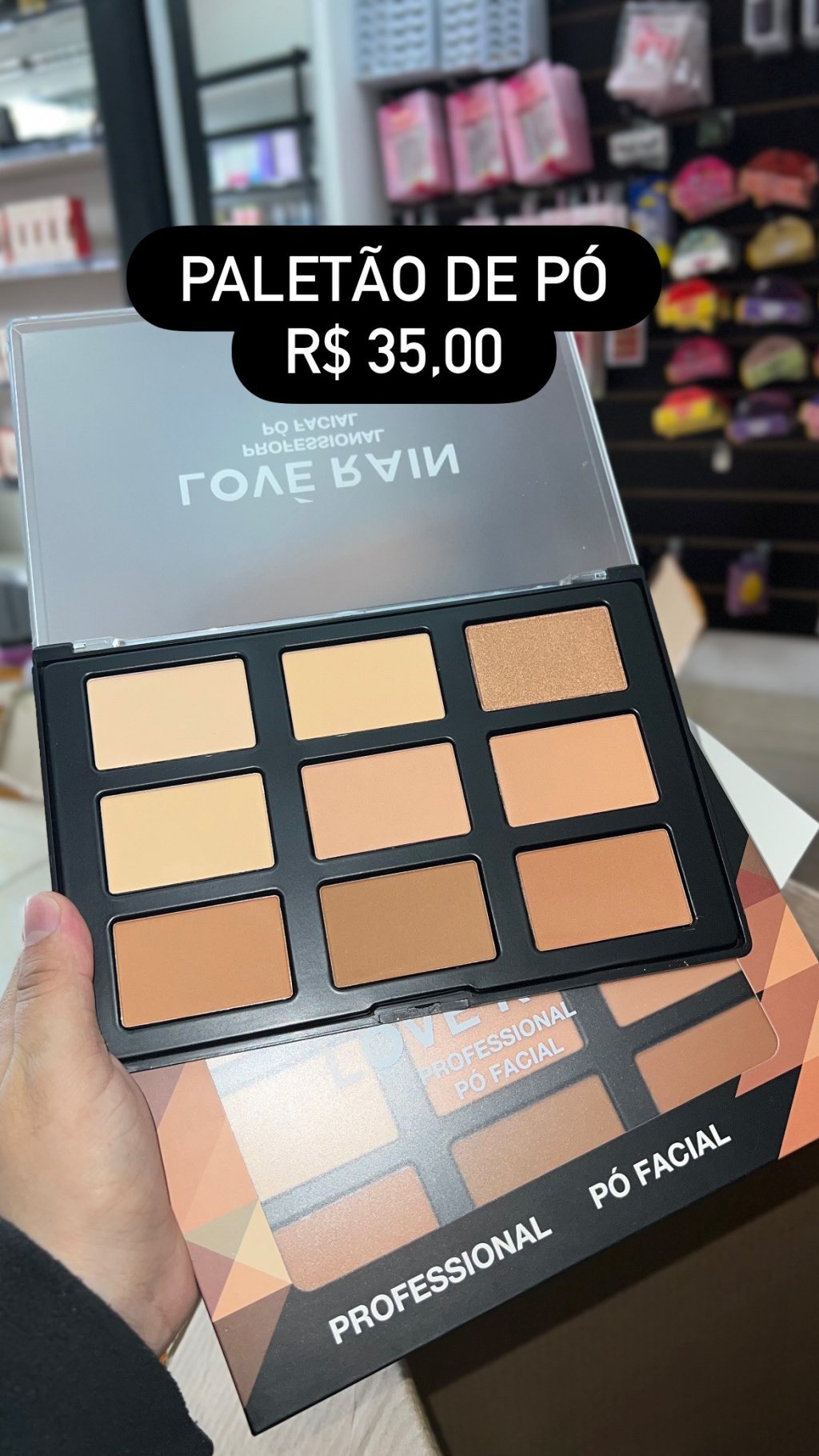 Paleta de pó Love rain 