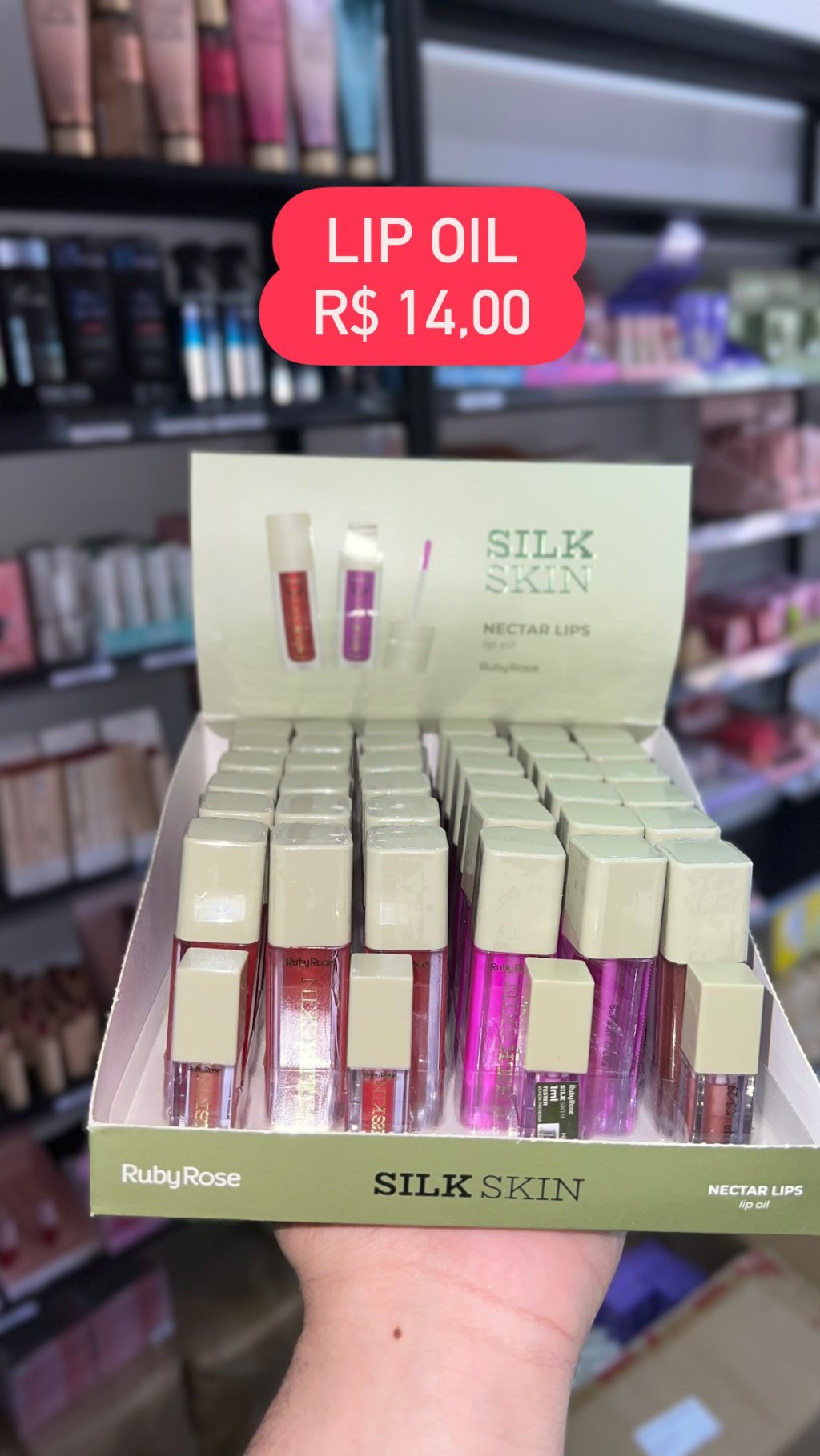 Lip Oil Silk skin - Ruby Rose