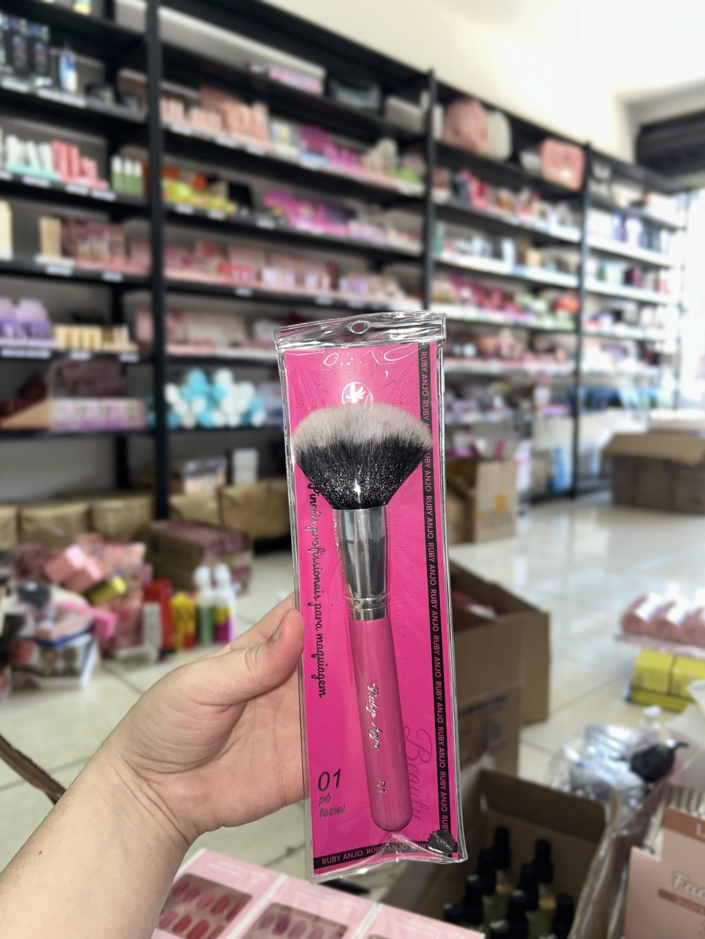 Pincel para pó grande 