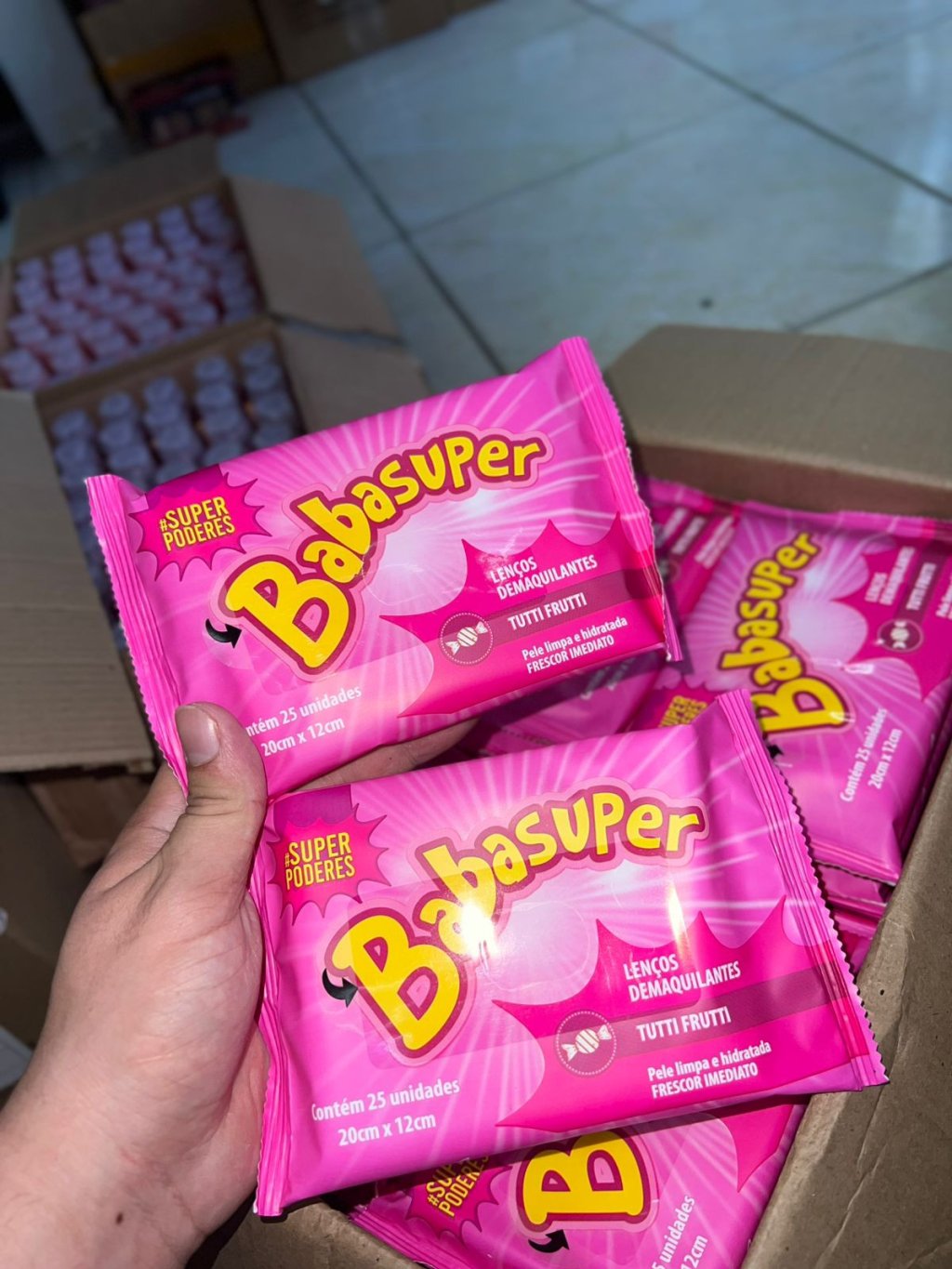 Lenço demaquilante Super poderes 