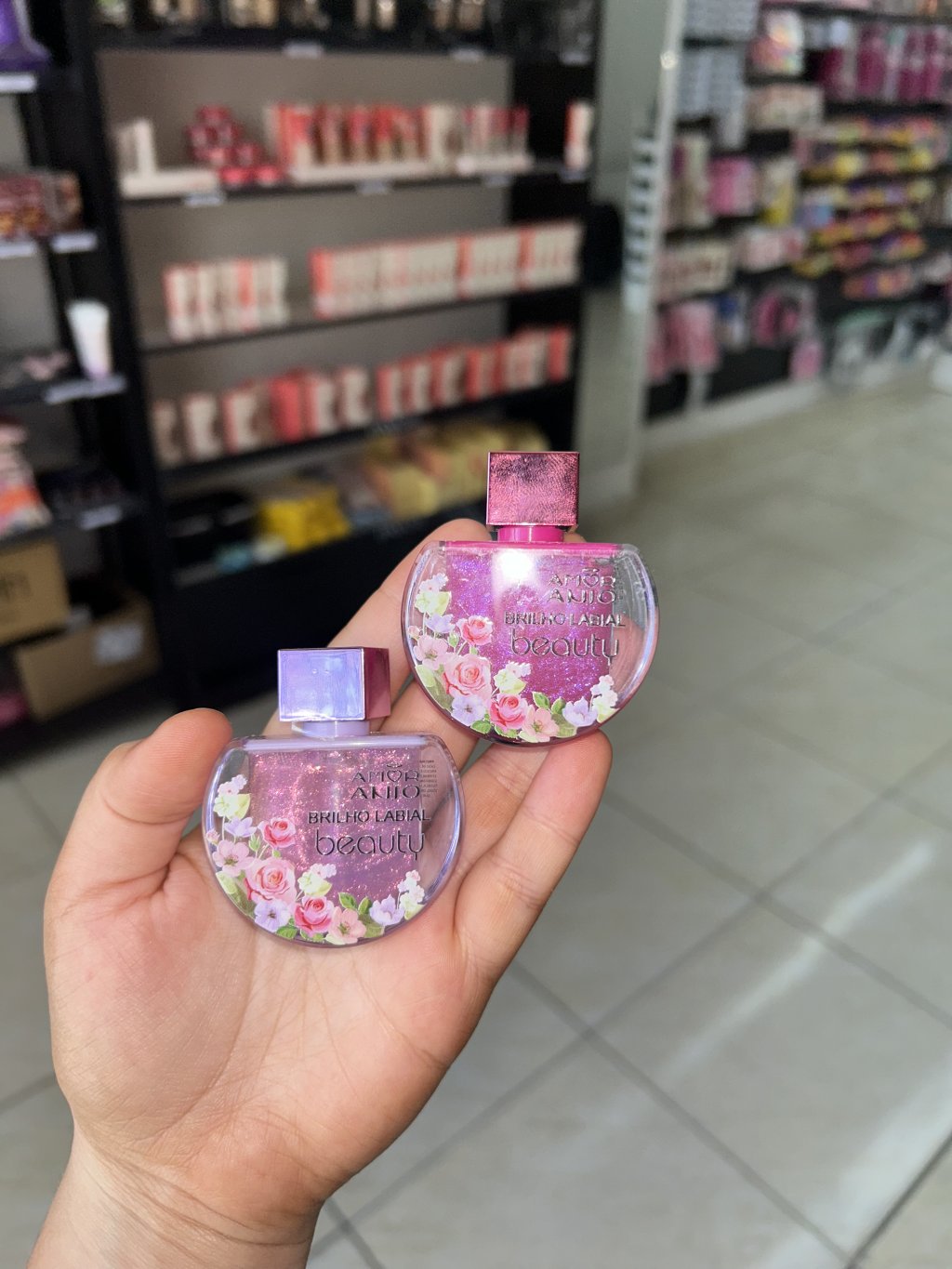 Box com 6 Gloss labial amor anjo 