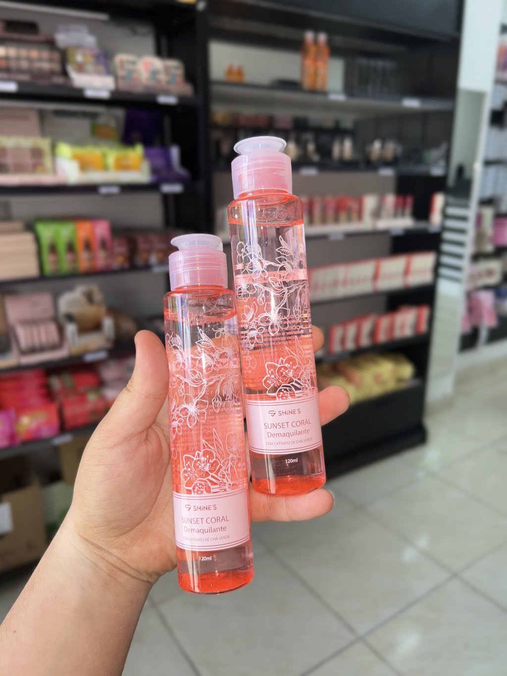 Box com 6 Água micelar Shines 