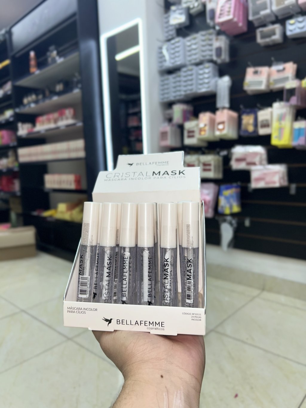 Máscara de cílios incolor 