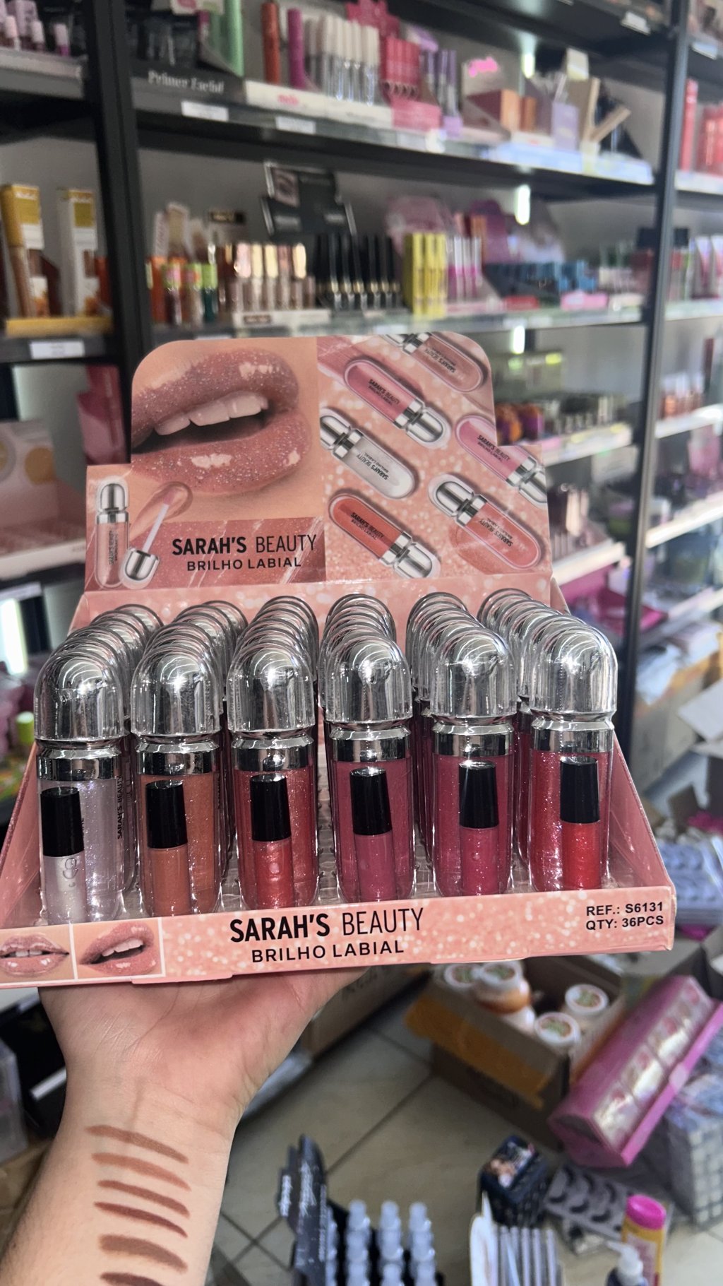 Gloss labial Sarahs beauty 