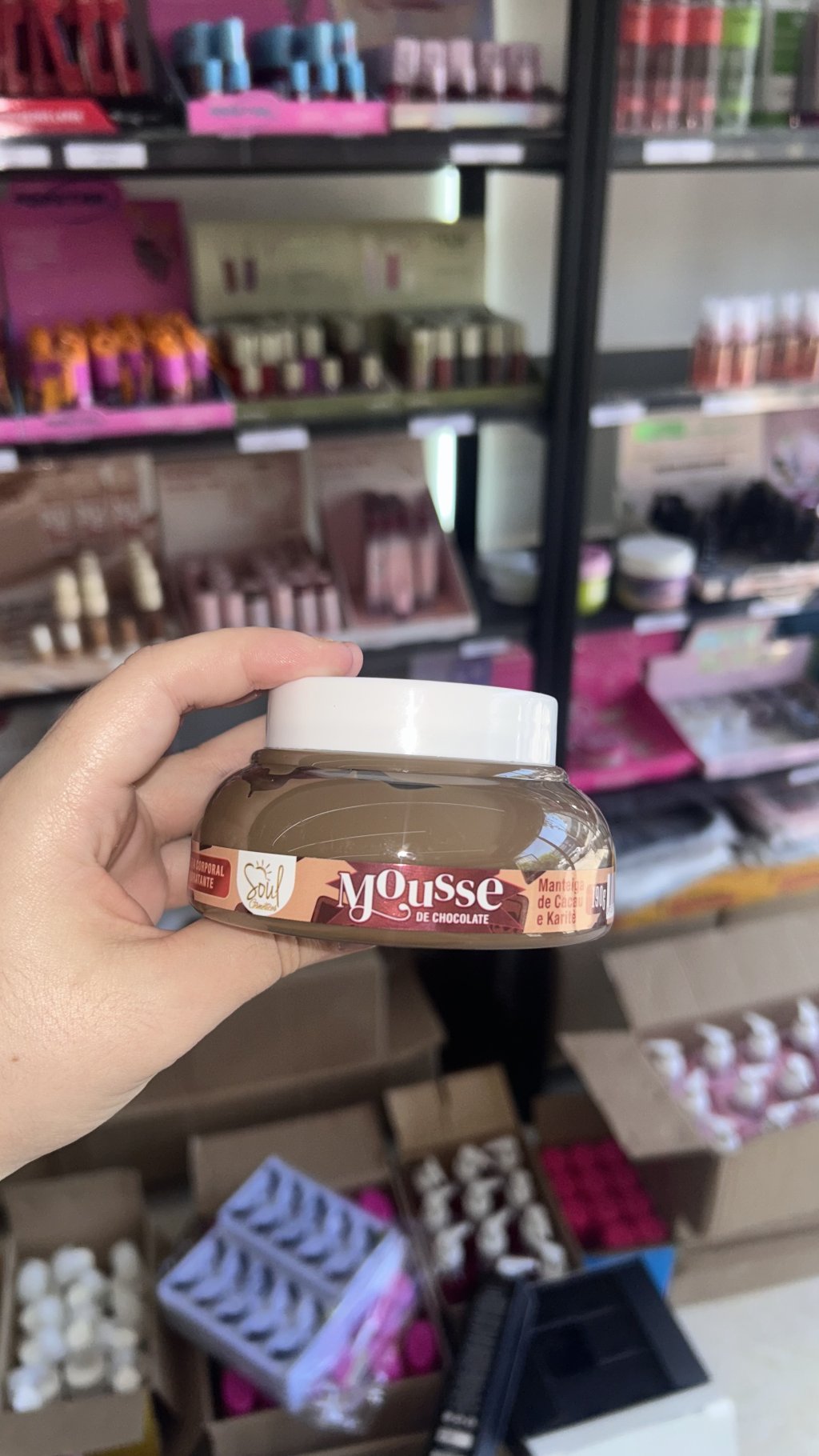 Geleia corporal chocolate 