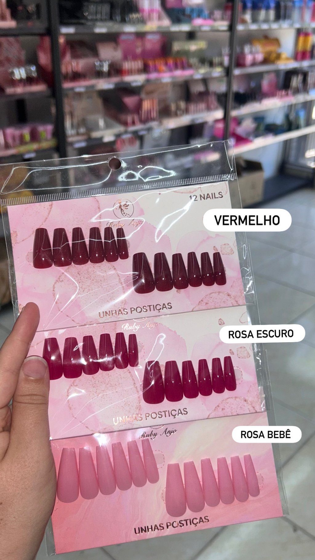 Unha postiça bailarina