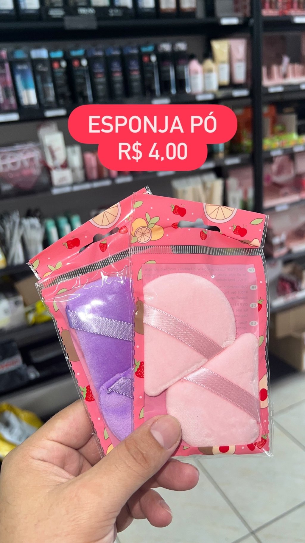 Kit esponja pó 