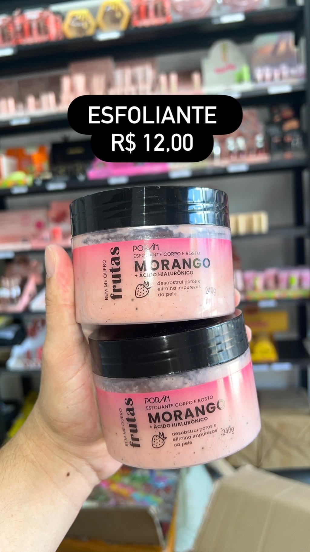Esfoliante morango 