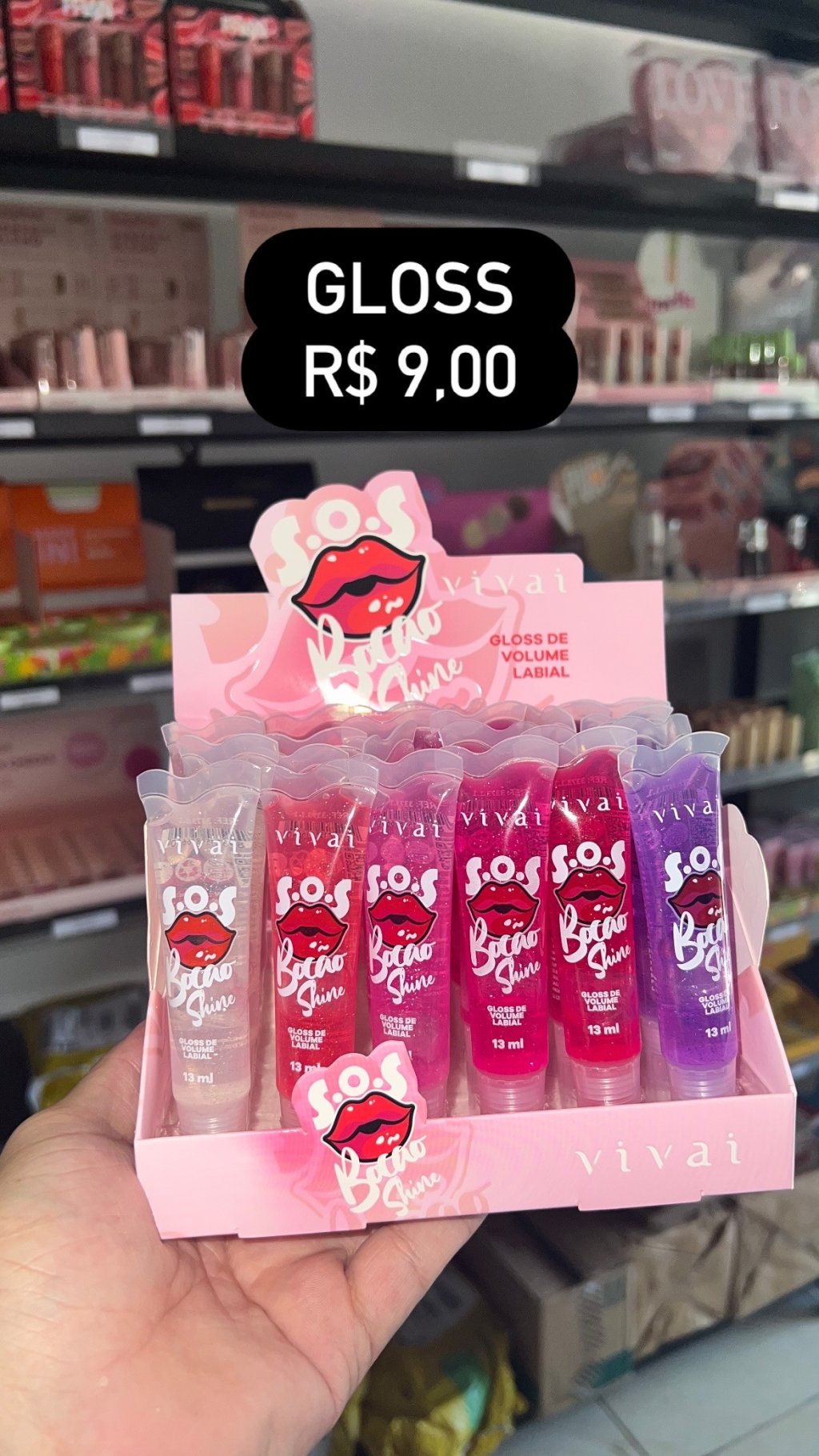 Gloss labial bocão Vivai 