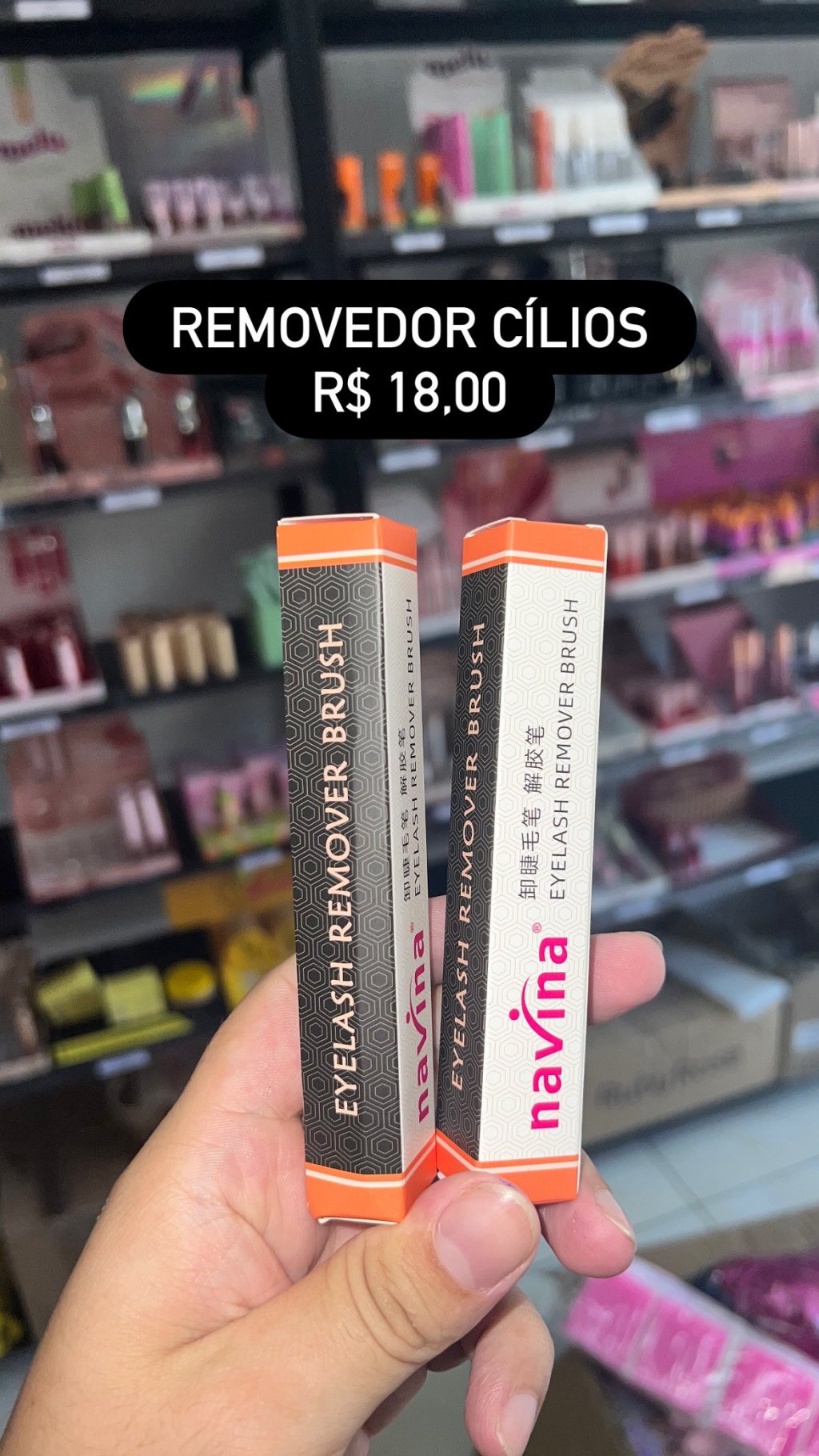 Removedor de cílios 