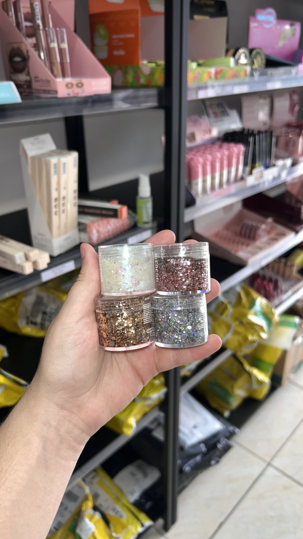 Glitter em gel 