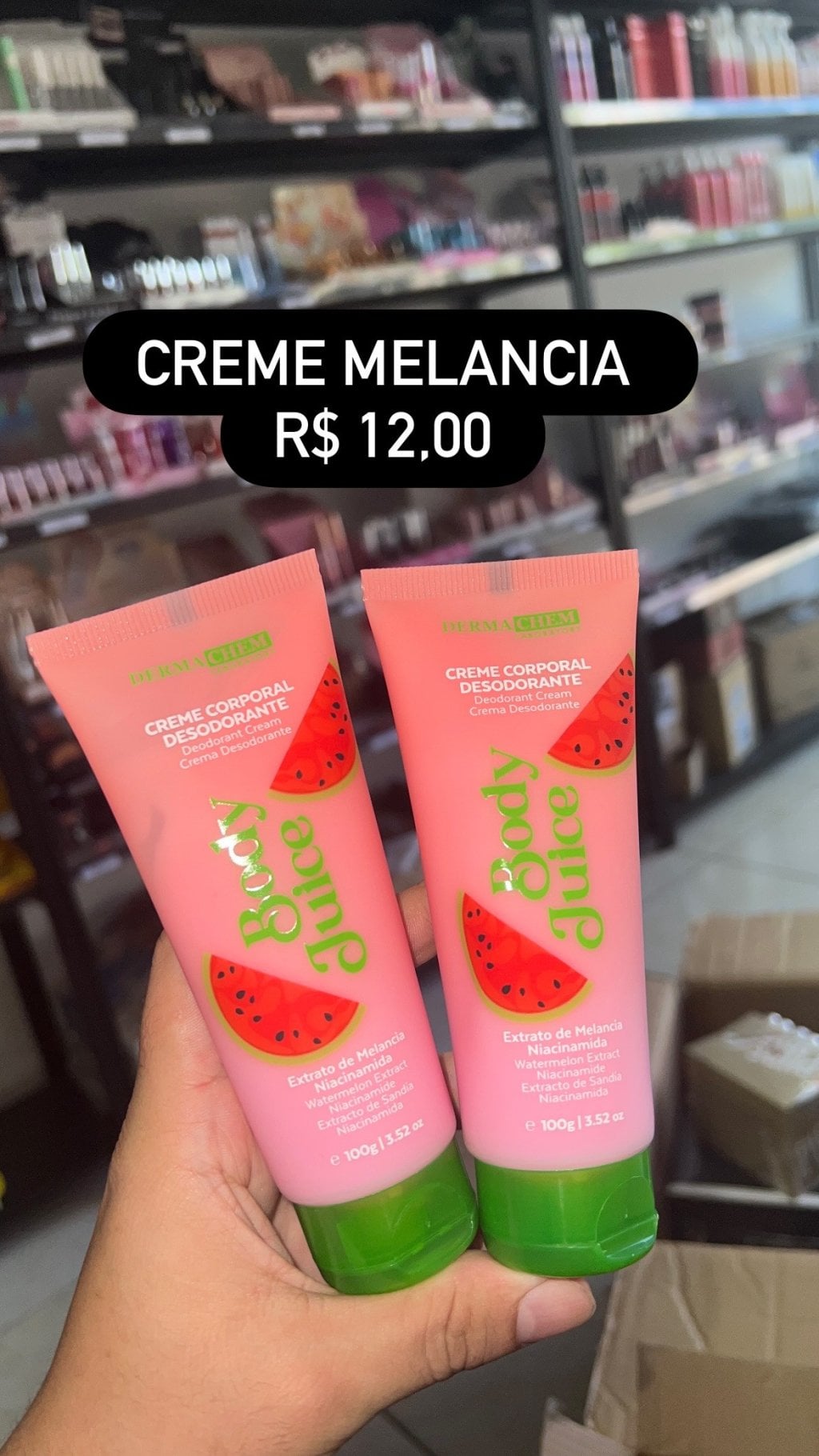 Creme hidrante melancia 