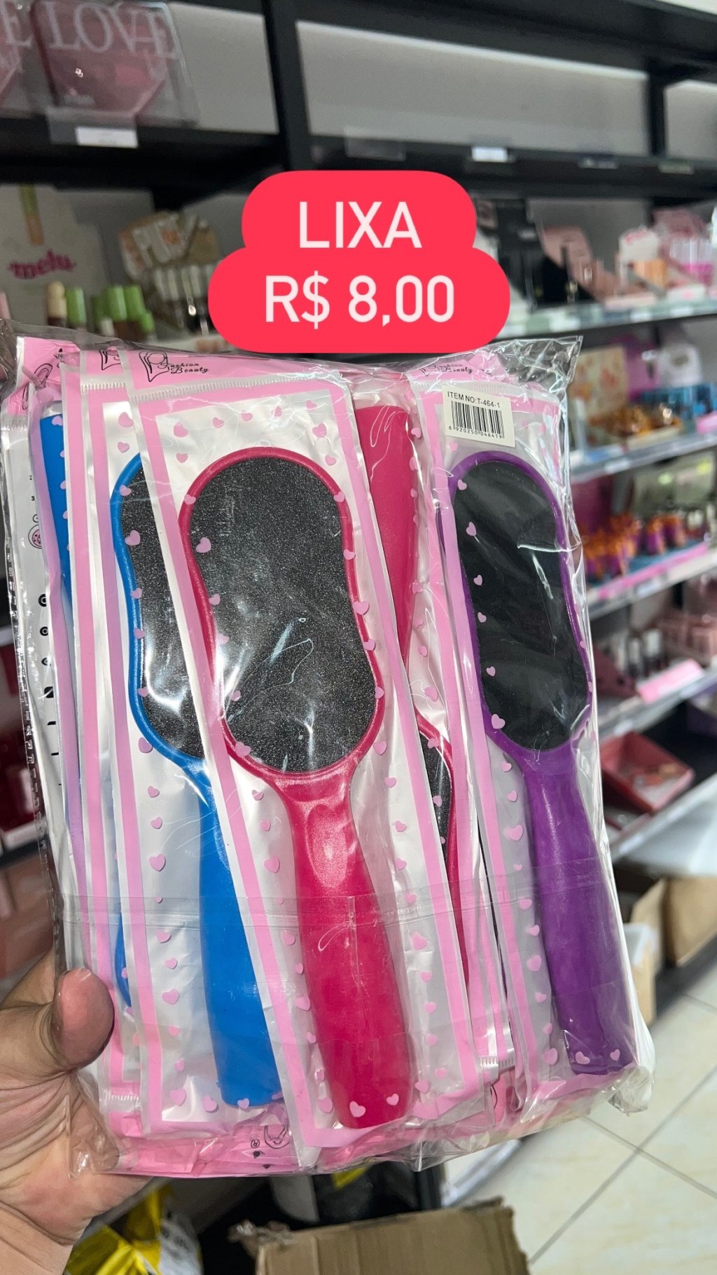 Lixa de pé 