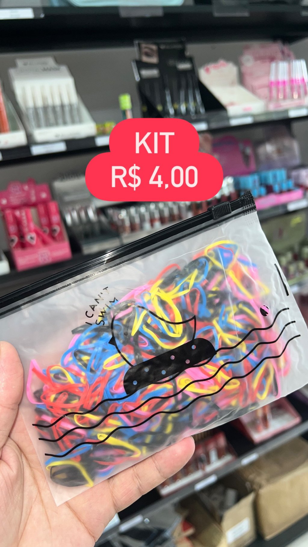 Kit com 500 borracinha de silicone 