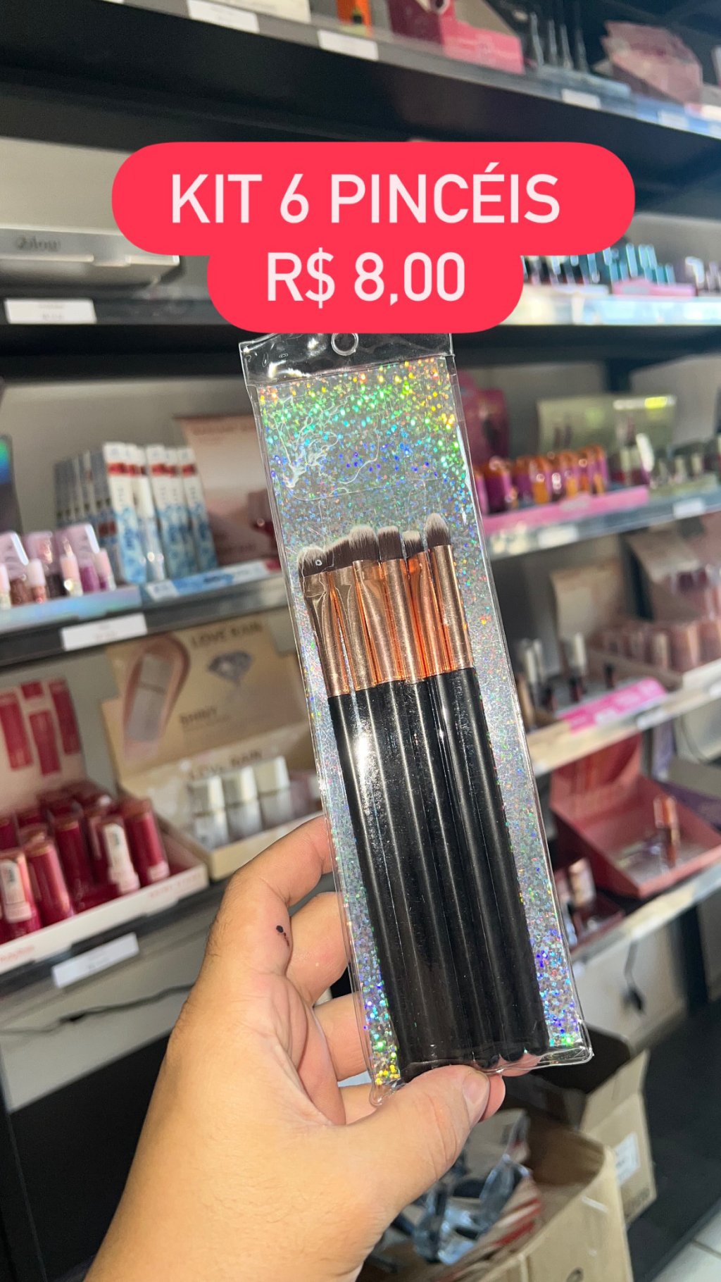 Kit pincéis para olhos 