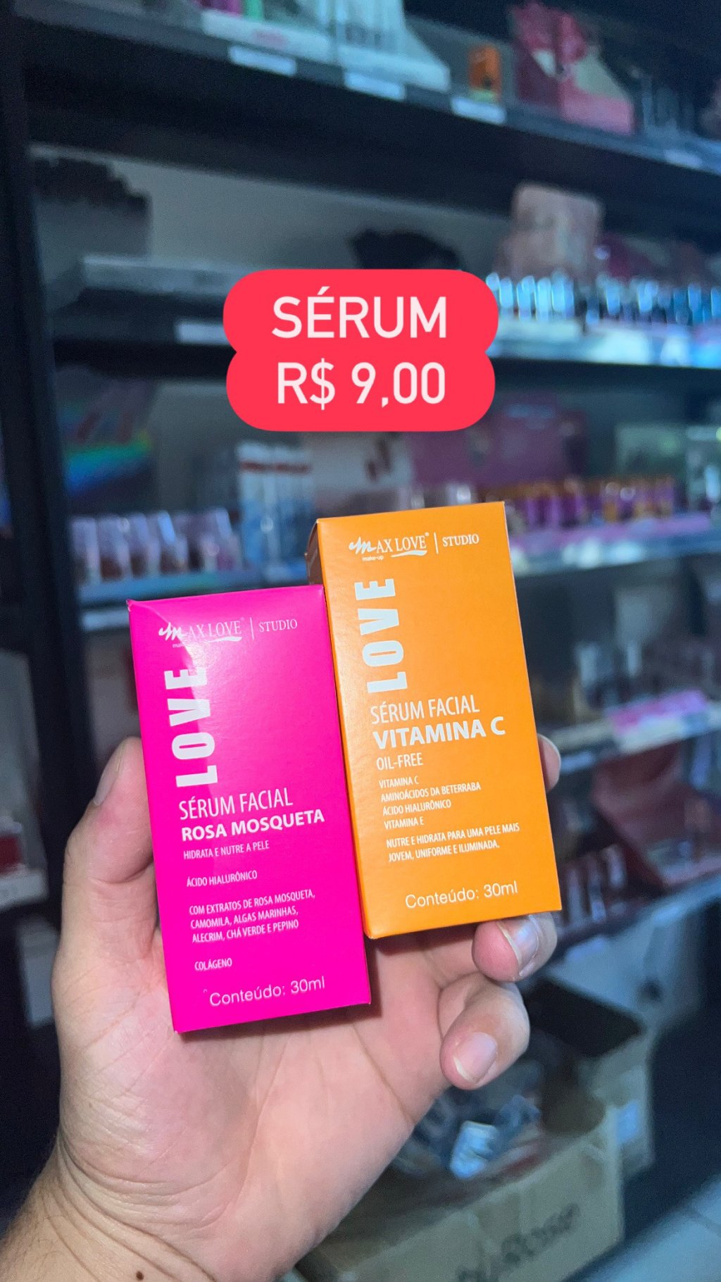 Serum facial Max love 